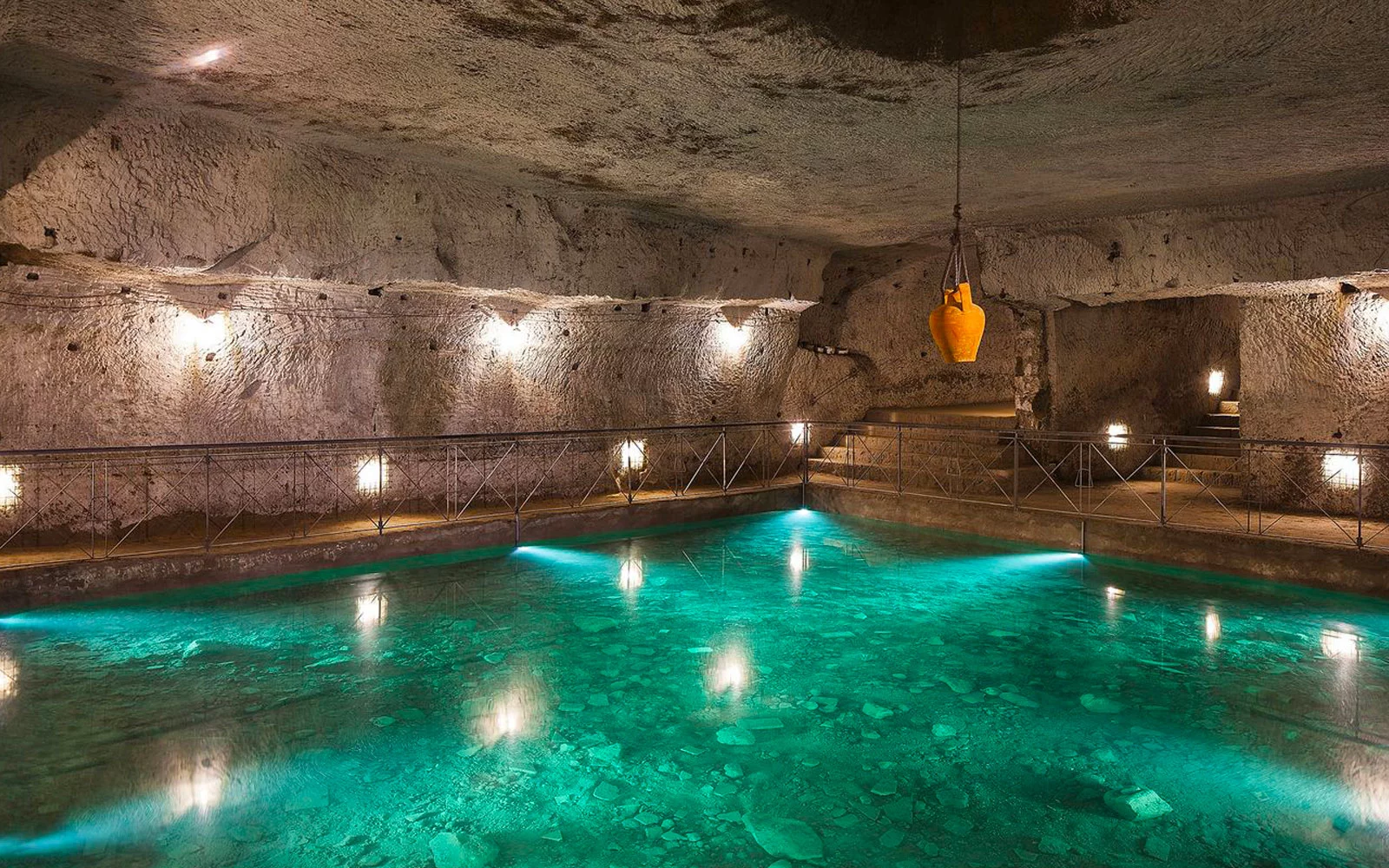 Una foto degli interni di Napoli Sotterranea, nel cuore del centro storico di Napoli