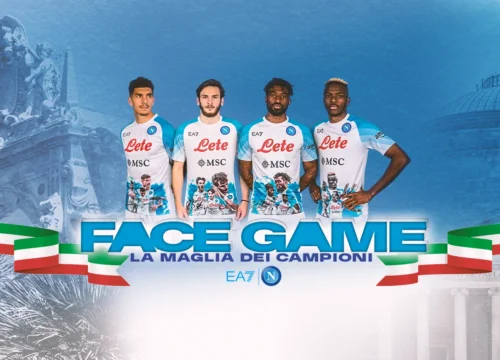 Maglia Celebrativa Face Game per lo Scudetto del Napoli