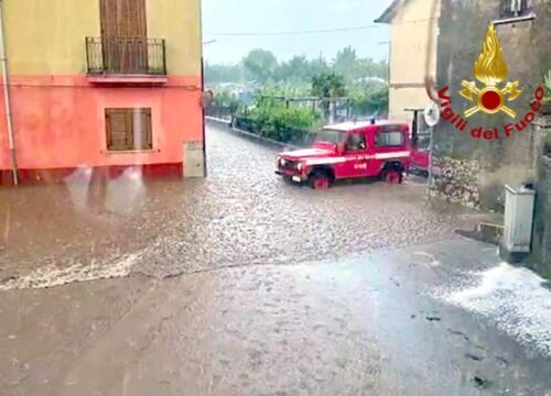 Maltempo ad Avellino, Nubifragio a Forino (Video)